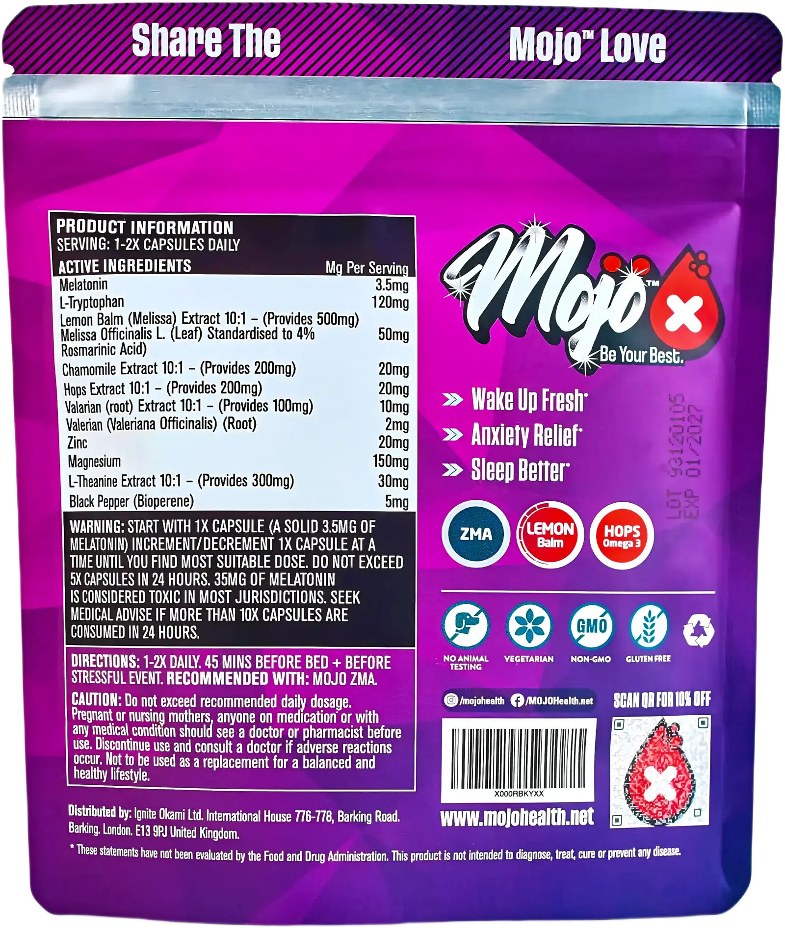 كبسولات MOJO™ RECHARGE